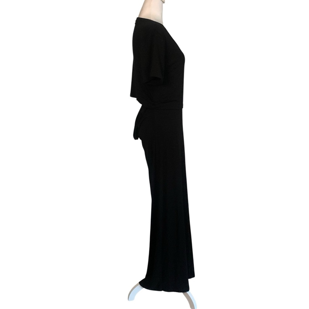 LNA Women’s Large Classic Black Cut Out Lower Back Modal Soft Comfy Maxi Dress - Picture 4 of 6
